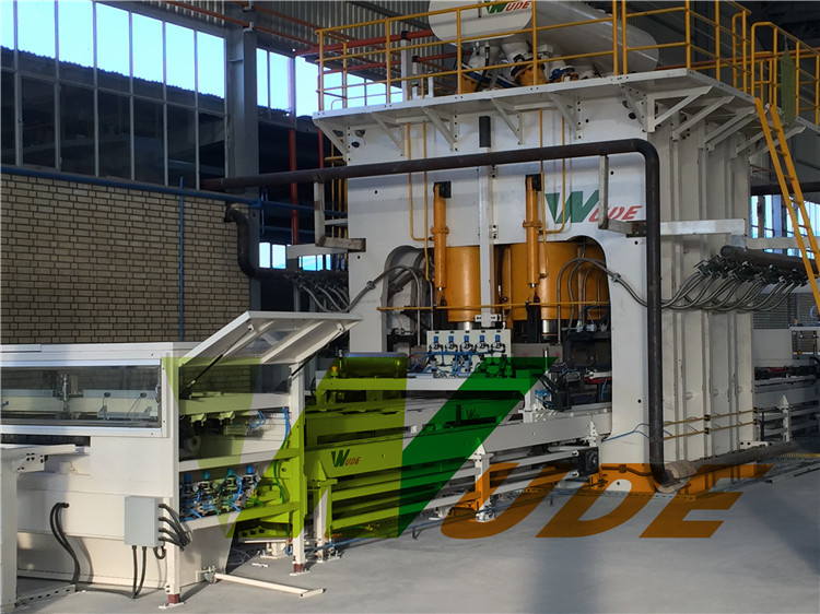 Melamine Furniture Lamination Machine Hot Press For MDF Particle Board