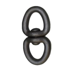 Quality 0.3T - 6T Marine Rigging Hardware Double Round Eye Swivel Zinc Plated wholesale