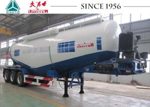 Quality 12 Wheeler Bulk Cement Tanker Trailer 30-45 CBM High Strength Steel Materials wholesale