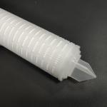 Microporous Polypropylene RO Industrial Pleated PP Water Filter Diameter 2.7" 1