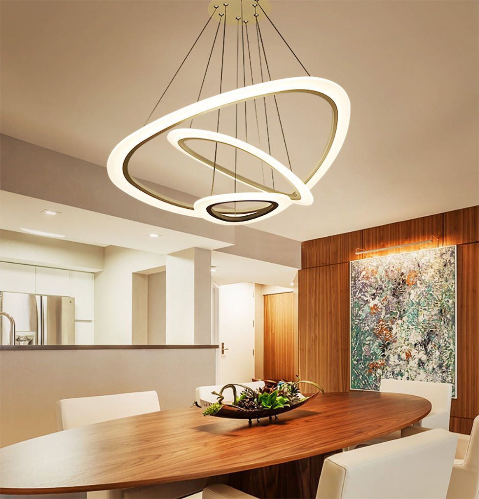 Fashionable, simple triangular lamp body, high-transparency nano-light guide plate, high-q