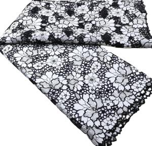 Quality dress making lace fabric african attire soft and nice silk african design for lady bridal lace wedding dress embroidery indones wholesale