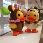 Custom Plastic Money Boxes Cartoon Vinyl Money Saving box Coin Bank Make PVC
