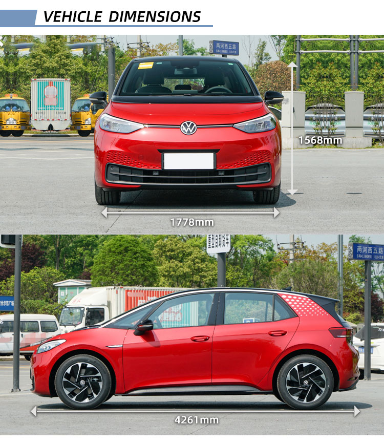 Volkswa VW ID 3 EV Active pure Auto China Electric Manufacturer E Cars High Speed Vehicle 2022 ID3 Used Car