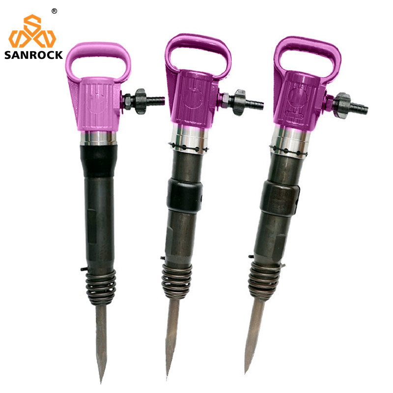 0.40-0.63 Mpa Impact Frequency G10 Air Pick Breaker Hammer Small Pneumatic Rock Drill