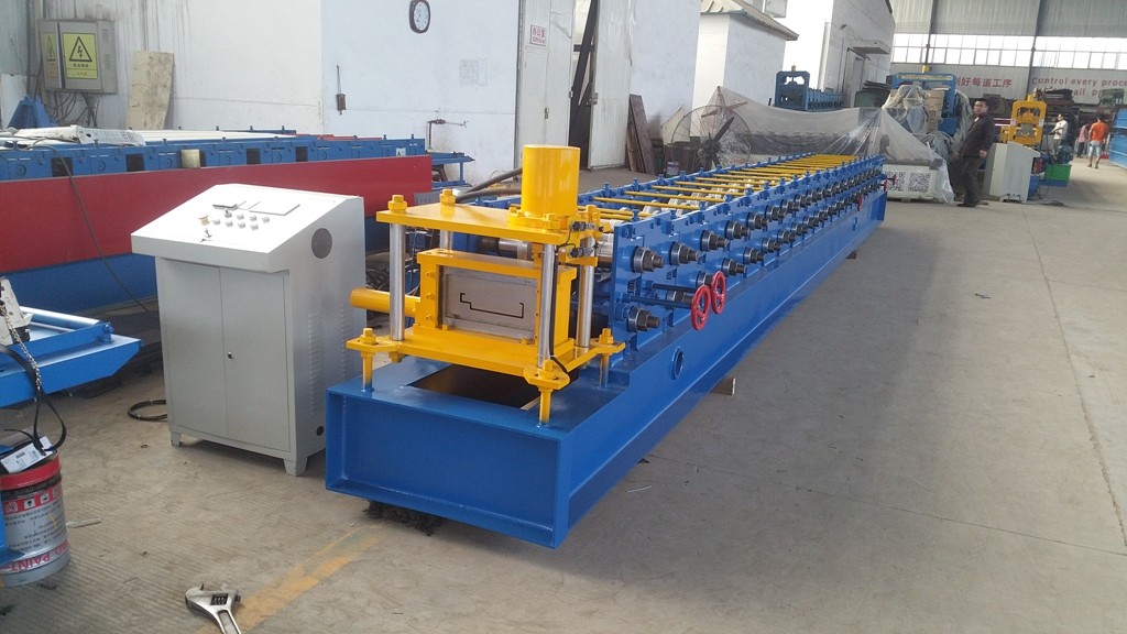 3 Tons Shutters Door Frame Roll Forming Machine 180mm Width With PLC Control