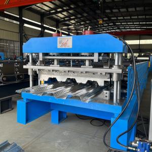 China High Strength Customized Floor Deck Roll Forming Machine With 28 Stations on sale