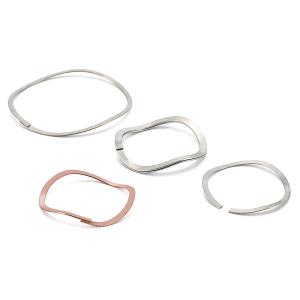 Quality single turn wave spring Packing Inner-PE Bag Stainless Steel with Free Height 1.0mm 100.0mm wholesale