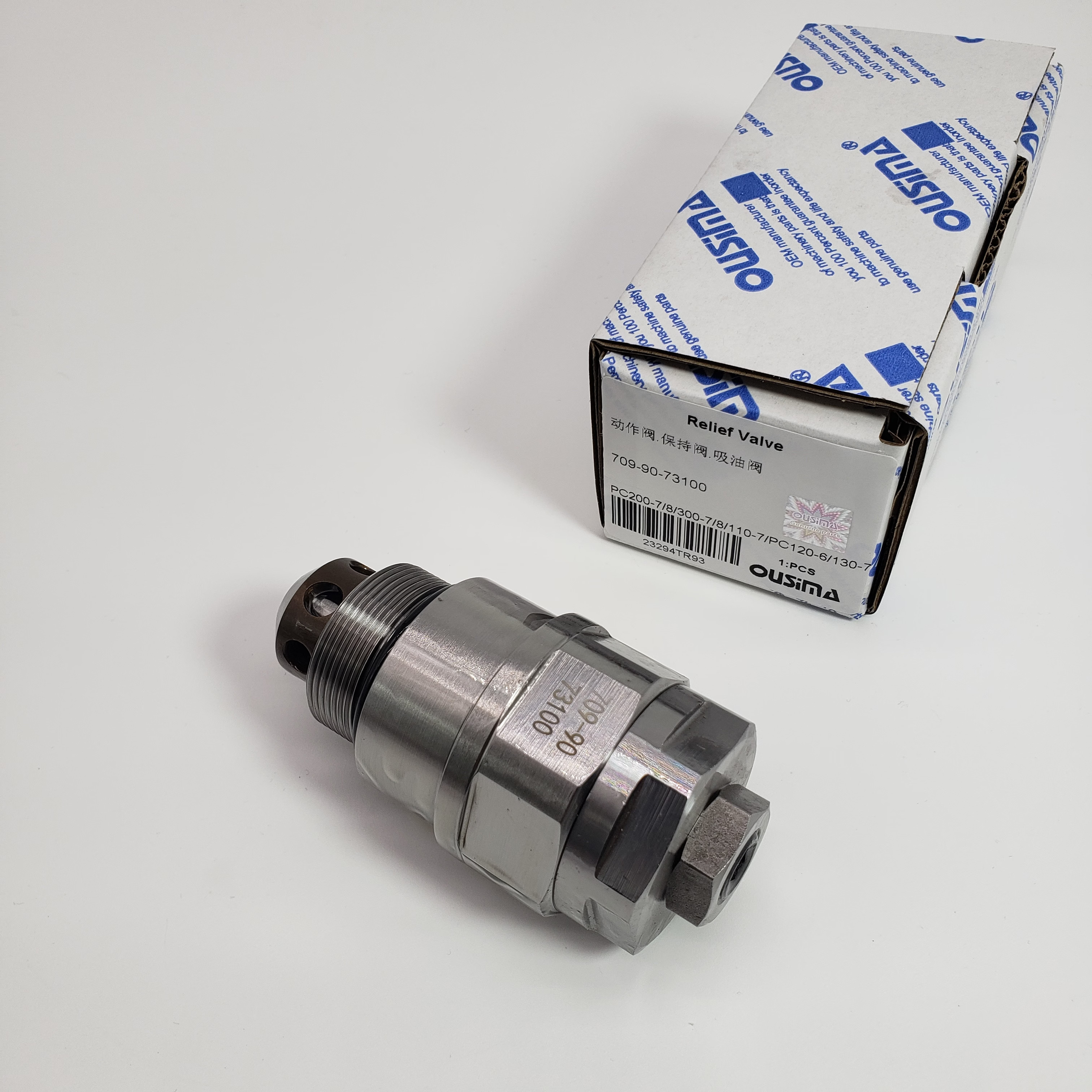 709-90-73100 Relief Valve For Komatsu PC110-7 PC120-6 PC130-7 PC200-7/8 PC300-7/8