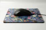 square rubber pvc cover mouse pad