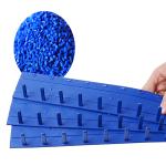 Blue And Black 3mm 5mm 7.5mm 10 Holes Plastic Binding Clip