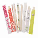 Eco Friendly Wrapped Carryout Disposable Bamboo Chopsticks