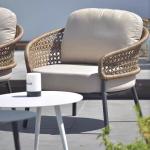 Villa Outdoor Outdoor Rattan Weaving Garden Chair Sofa Set with Water-Resistant