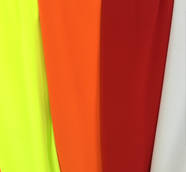 100% polyester very durable and wicking needle eyeylet knitted fabric