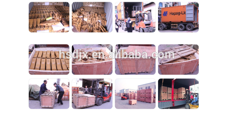 mini loader bucket parts,bolt-on monoblock centre teeth 6Y6335
