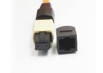 50 / 125UM Ribbon Fiber Optic Cable , 12F MPO Multimode Fiber Patch Cord