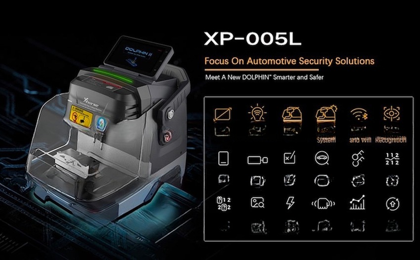 Powerful XP005L Dolphin II Xhorse XP-005L Adjustable Touch Screen Key Cutting Machine