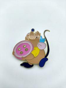 Quality Cinderella Mice Metal Brooch Pin Disney Anime Themed 2D Design wholesale