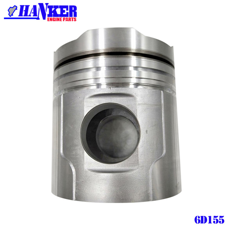 6128-31-2140 Komatsu Excavator Engine 6D155 Aluminum Alloy Piston Liner Kits Parts