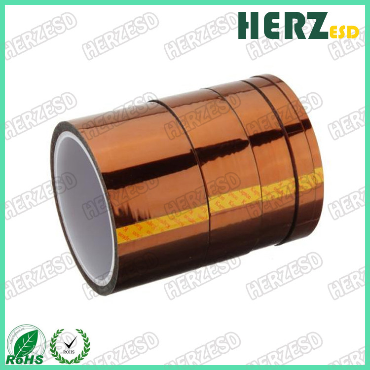 Anti Static Kapton Esd Polyimide Tape Acrylic Adhesion Electrical Insulation