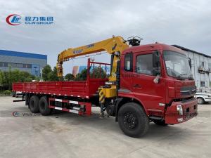 Quality Dongfeng 6x4 10t 12t 16t Truck Mounted Hydraulic Crane With Straight Arm wholesale