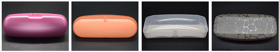 2024 hot hard hand made eyeglasses case for optical frame with customize logo embossed