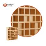 100mm Thick Wood Acoustic Diffuser Panels E1 Grade For Sound Clarity