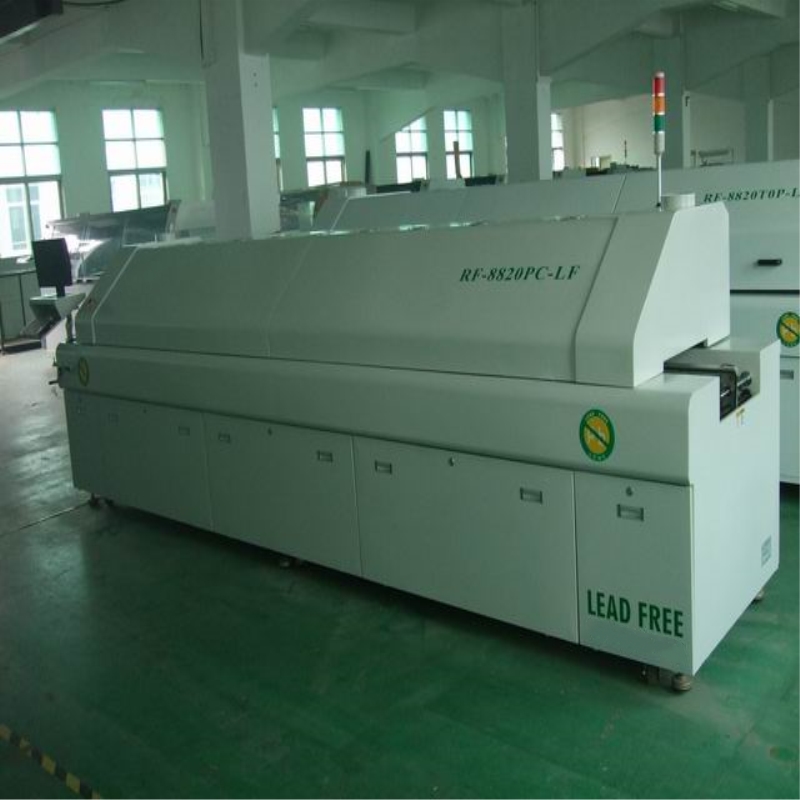 Large Size 8 Zone Solder Reflow Oven , Customized Lead Free Reflow Oven