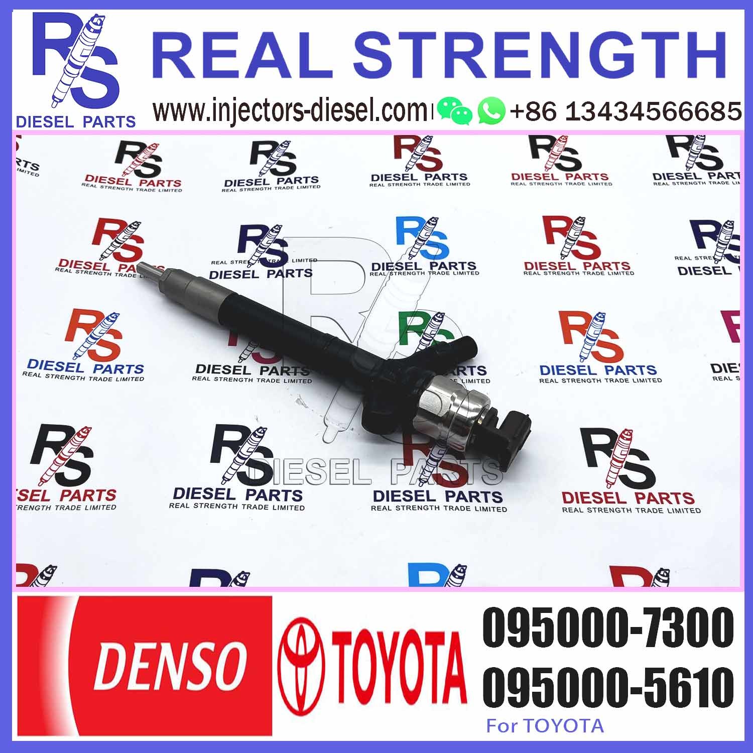 Common Rail Fuel Injector 23670-0R140 23670-0R190 095000-7300 for TOYOTA 1AD-FTV