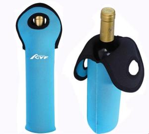Quality 5mm custom printing neoprene wine cooler wholesale
