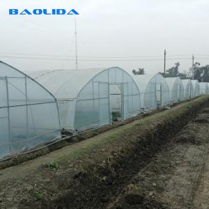 Quality Plants Planting Agriculture Standard Plastic Film 8m 60m Pe Film Single Span Greenhouse wholesale