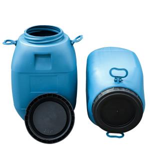 Quality HDPE 100% 60L Blue HDPE Plastic Container Drum With Lid wholesale
