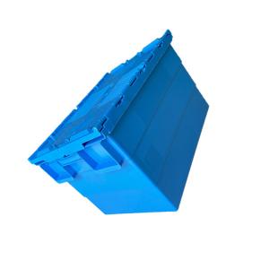 Quality HDPE Stackable 600x400 Packing Industrial Logistic Box Blue Recyclable Plastic wholesale