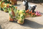 Water Resistant Dinosaur Battery Car , Vivid Electric Ride On Dinosaur