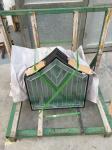 decorative door glass with zinc caming