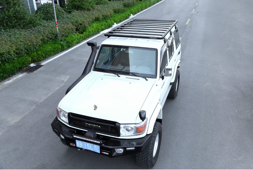 2110X1195 Customized Aluminium Powder Coated Luggage Basket Roof Rack Ideal for LC150