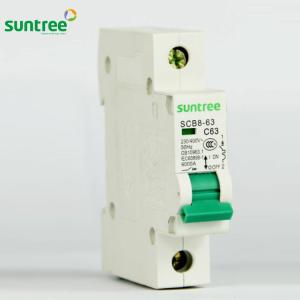 China 25mm2 Terminal 63A MCB Low Voltage Circuit Breaker on sale