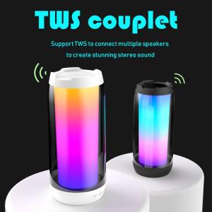 Quality Stereo RGB Wireless Portable Bluetooth Speakers With 1500mA Battery wholesale