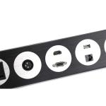 Table Top Hidden Recessed Usb Desk Power Outlets Aluminum Alloy