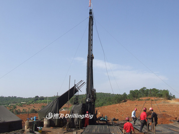 HQ wire-line core drilling rig DF-H-2, 350m BQ deep borehole machine for mineral exploration