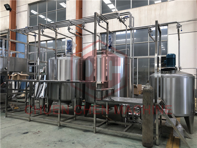 Automatic Carbonated Drink Production Line Aseptic Soda Beer Sparkling Energy Drinks Processing