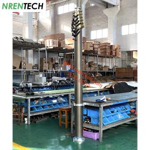 Quality 12m pneumatic telescoping mast for antenna 30kg payloads 2.55m closed height wholesale