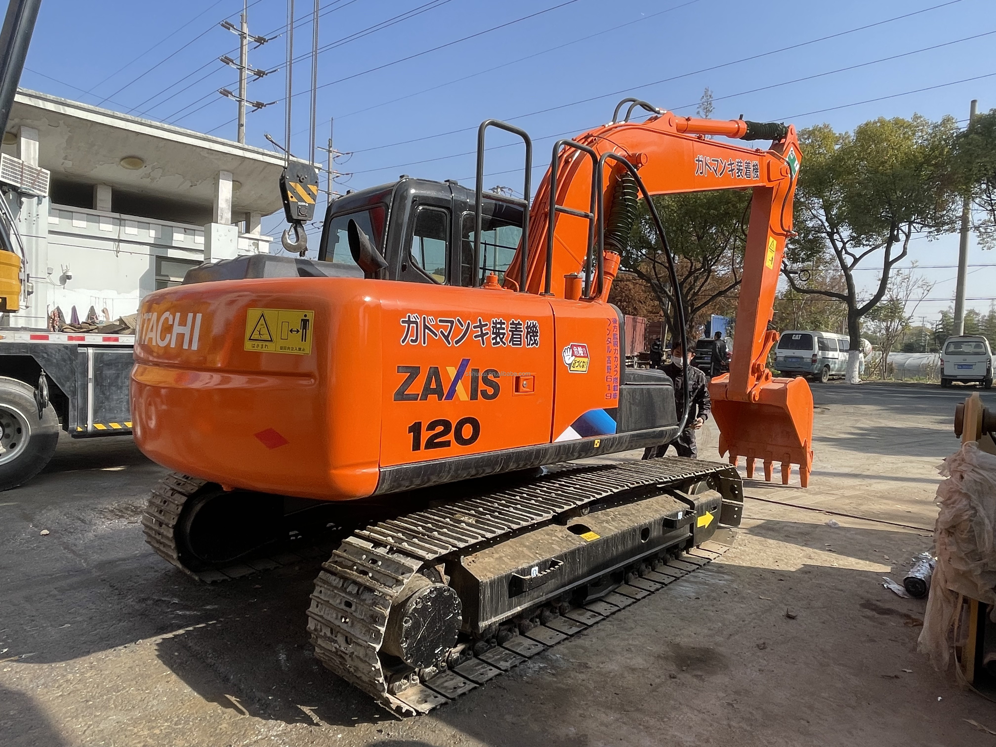 Used hitachi zaxis 120 Have a certificate of EPA electric crawler mini excavator other construction machinery