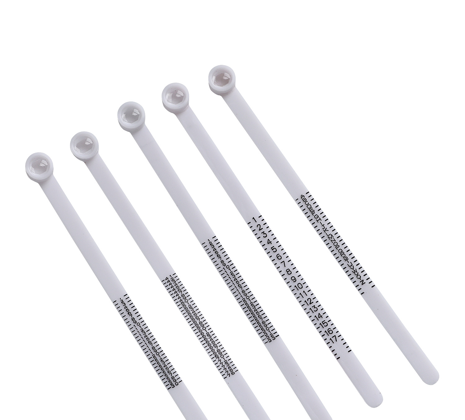 10g Jewelry Accessories Tools Plastic Ring Size Mandrel Stick