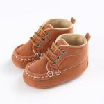 2019 winter Cotton fabric Lace-up 0-2 years ankle baby boots