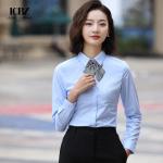 Embroidered Logo Non-Ironing Shirt Sustainable Fabric for End Men and Women Work