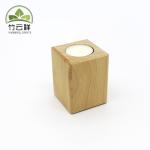 Wooden candle holder in Exclusive Natural Beech Wood base 100% Eco Product