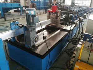 Quality Manual / Hydraulic Decoiler Top Hat Roll Forming Machine , 70mm Solid Shaft wholesale