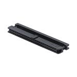 1.27mm Pitch Black IDC Connector 10 Pin - 100 Pin Female Socket Flat Cable FC