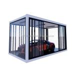 Crystal Glass Shop Design 20ft Mobile Prefabricated House with Galvanized Steel